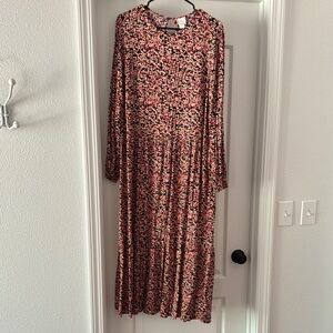 Floral Long Sleeve Dress